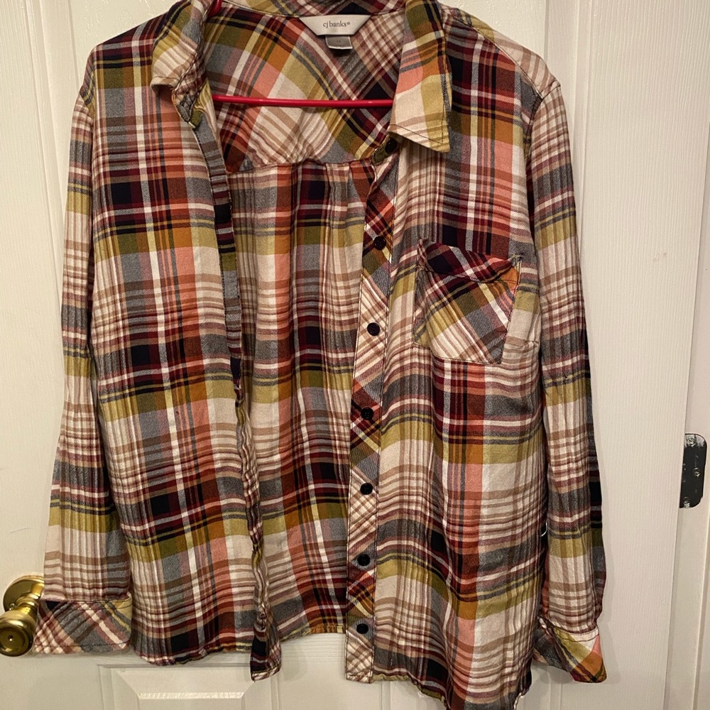 CjBanks flannel top